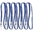 thumbnail image 1 of MasteelfCA 6Pcs Id Badge Lanyards Reusable Neck Lanyards Hanging Ropes Office Neck Lanyards with Buckle, 1 of 8