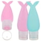 thumbnail image 2 of 3 botellas de gel de ducha con forma de cola de pez, rellenables, para champú y líquidos de viaje, 90 ml (rosa, azul y verde claro)., 2 of 6