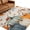 Flaxen, variant on Entryway Rug 2'x3', Orange Blue Pumpkins Fall Kitchen Runner Rugs Non-Slip Carpet Mats, Maple Leaf Botanical Thanksgiving Bedside Rugs Runners Washable Floor Carpet for Bathroom Laundry Room
