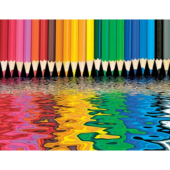 Springbok 500 Piece Pencil Pushers Jigsaw Puzzle for Adults and Family - Made in USA