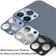 thumbnail image 2 of Para iPhone 14, cubierta de lente de cámara de Metal, cristal para iPhone 13Pro 12 11 Pro Max, Mini funda trasera, Protector de lente para iPhone 14Pro 13 Ring Tan Jianjun unisex, 2 of 2