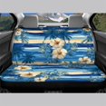 thumbnail image 3 of Uourmeti Car Back Seat Covers for Auto Interior Automotive, Tropical Hibiscus Palm 2 Pack Car Rear Seat Protectors Protects Against Pet Hair and Dirt Easy to Install, 3 of 7