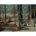 thumbnail image 3 of John Fabian Carlson 24x19 Black Modern Framed Museum Art Print Titled - At the Forest's Edge, 3 of 5