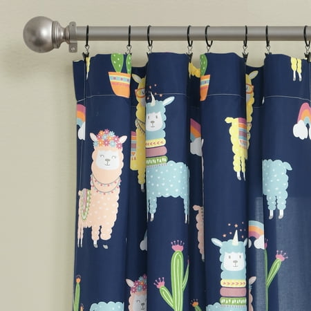 Make A Wish Southwest Llama Cactus Window Curtain Panels 84 Inches In L Set Of 2 By Lush Decor Com Make A Wish Southwest Llama Cactus, Southwest Curtains And Blinds