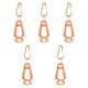 thumbnail image 2 of 5 piezas de abrazaderas para guantes de exterior, gancho multiusos para construcción al aire libre Naranja, 2 of 9