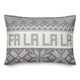 thumbnail image 2 of Creative Products Fa La La La Sweater Pattern 14x20 Spun Poly Pillow, 2 of 3