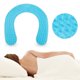 thumbnail image 3 of Almohada de gel refrescante de verano, almohadilla de gel para almohada en forma de U, soporte para el cuello, sin almohada (2 piezas), 3 of 8