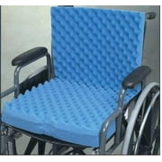 Complete Medical Supplies 1960A 18x32x3 inches Eggcrate Wheelchair Cushion with Back