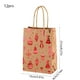 thumbnail image 3 of Christmas Snowflake Tote Bag Christmas Tree Accompanying Gift Bags Holiday Party Kraft Flat Bottom Packaging Bags Gift Bags, 3 of 6