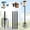 63'' Pole, variant on Smart Bird Feeder Pole 1-Inch Dia 79 Inch Bluebird House Pole for Outdoors Weather Station Heavy Duty Metal Mounting Kit Adjustable Bird Feeder Stand Black