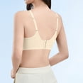 thumbnail image 5 of Agkizg Wireless Jelly Push Up Bra Solid Color Breathable Fabric Soft Comfortable Everyday Wear Light Support Bralette (Women's or Women's Plus), 5 of 5