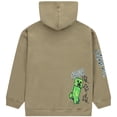thumbnail image 4 of Minecraft Boys Pullover Hoodie, Creeper Graphic Fleece Sweatshirt, Olive Green, Sizes SXL, 4 of 8