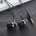 thumbnail image 4 of TONAIN In-Ear Earbuds with Tangle-Resistant Cord, Black, Stereo Sound, Braided Cable, 4 of 6