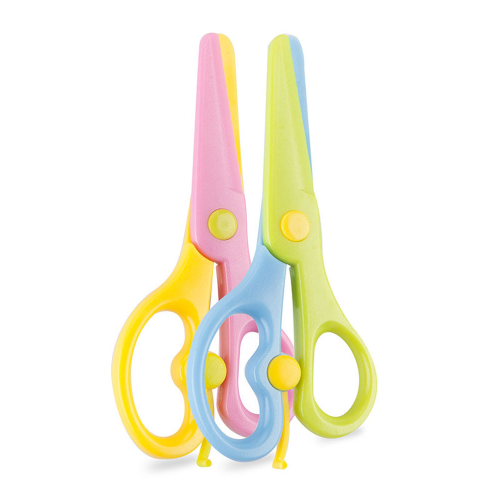 AOKID Scissors,Colorful Mini Scissors Kids Safety Fingers Protective Paper  Cutting DIY Tool 