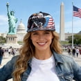 thumbnail image 2 of UngA 250th Anniversary USA Hat Adjustable Embroidered 250th Anniversary Patriotic Retro Washed Hat Baseball Caps for Men Women,One Size, 2 of 5