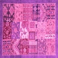 thumbnail image 1 of Ahgly Company Indoor Square Abstract Pink Modern Area Rugs, 7' Square, 1 of 4