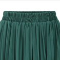 thumbnail image 2 of TNOBHG Women Wide-leg Pants Women's Plus Size Elastic High Waist Wide Leg Trousers Pleated Solid Color Casual Pants Solid Color Trousers, 2 of 8