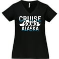 thumbnail image 3 of Inktastic Alaska Cruise Squad Vacation Trip Women's Plus Size V-Neck T-Shirt, 3 of 5