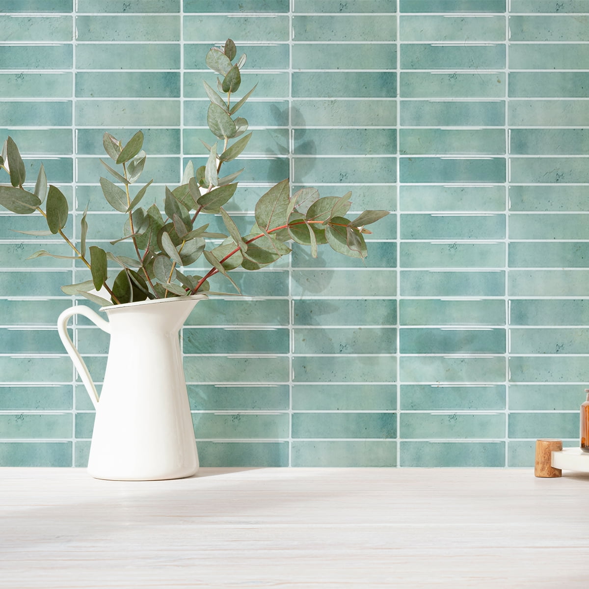 Peel and Stick Backsplash Wall Tiles,Self-Adhesive,Oil Proof,Waterproof, Removable Wall Panels for Kitchen & Bathroom,Modern Design, Easy Install (11.4x9 inch,20 Pack)