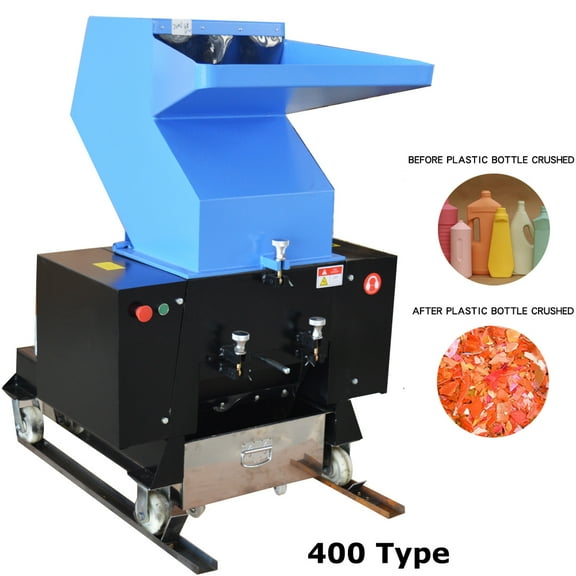 INTSUPERMAI Automatic Plastic Shredder Plastic Bottle Recycling Crusher 220V 400 Type