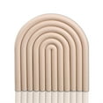 thumbnail image 1 of Wosthever Rainbow-shaped Insulation Coasters Bottles Mats Reusable Placemat Heat-resistance Accessories Thicken Kitchen Anti-scalding Type2 NO2, 1 of 6