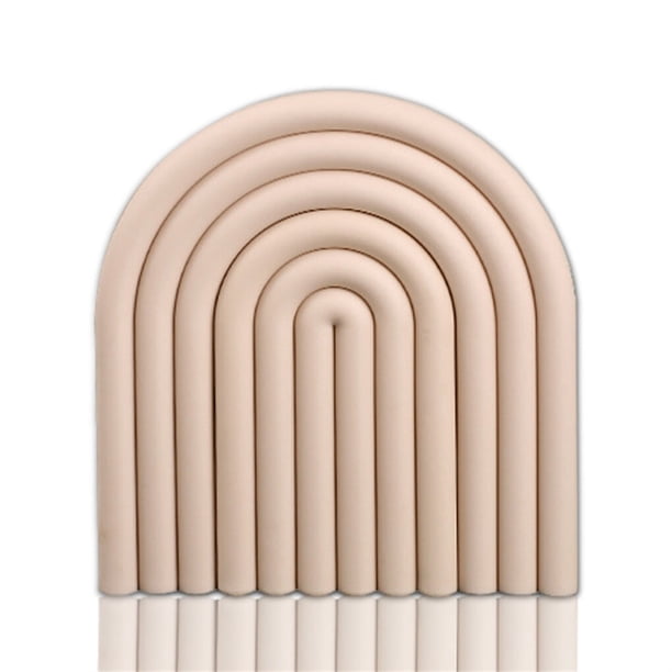 Bearachild Posavasos aislantes en forma de arcoíris, almohadillas para botellas, extraíble, grueso, Mantel Individual, accesorios de cocina para Cocina y Comedor beige