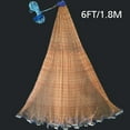thumbnail image 2 of Pro Cast Net Fishing Mesh Saltwater Bait Drawstring Catch,6ft/8ft/12ft/16ft, 2 of 11