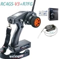 thumbnail image 1 of RadioLink RC4GS V3 2.4G 4CH 5CH 7 V2 Distance 400M Télécommande Émetteur + Récepteur Intérieur Gyroscope R6Fg pour Voiture RC Bateau, 1 of 7