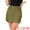 Army Green, variant on DARING DIVA Women's Casual Y2K Cotton Cargo Mini Skirts M Khaki