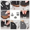 thumbnail image 4 of Uinagy 120 Sets of Double-Sided Rivets with Installation Tools, 4 of 6