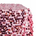 thumbnail image 2 of Pack of 1, Large Payette Sequin Tablecloth 90"X132" Rectangular - Pink for Wedding, Baby Shower, Quinceanera/Sweet 16, New Years Bash, Anniversary Party and Event Décor, 2 of 2