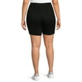 thumbnail image 5 of JMS Just My Size by Hanes Women's Plus Size Pull On Shorts with Pockets, Single and 2-Pack, 9” Inseam, Sizes 0X-4X, 5 of 6