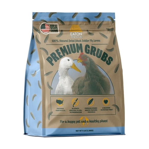 Eaton Pet and Pasture Larvas premium de mosca soldado negra 2,3 kg