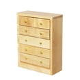 thumbnail image 1 of Cómoda de madera con 5 cajones para muebles de casa de muñecas en miniatura, 1 of 3