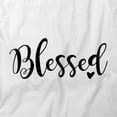 thumbnail image 2 of Blessed T-Shirt | Positive Vibes White Tee Gift, 2 of 5