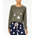 thumbnail image 2 of Jenni By Jennifer Moore Womens Graphic Print Pajama Top So Sleepy, 2 of 3