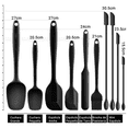 thumbnail image 2 of Set 10 Espátulas Silicona Pala Cocina Antiadherentes Sin Bpa, 2 of 9