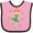 Pink and Black, variant on Inktastic Irish Princess St Patricks Girls Girls Baby Bib