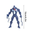 thumbnail image 3 of Venom Hot Toys Venoms Action Figure Anti-Hero 6.3-Inch 1/12 Scale Figures Moveable Joints Pvc Figure Figurine Toys,Venom M.Arvel Legends,Venom Toys For Boys 4-6,Venom Merchandise, 3 of 4