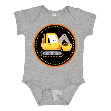 

Inktastic Construction Digger Truck Gift Baby Boy Bodysuit