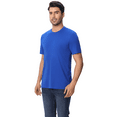thumbnail image 6 of Crewneck Short Sleeve T-Shirt, Dry Fit Poly Shirt for Men, 100 Polyester Royal Tee, 3XL, 6 of 6