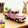 thumbnail image 5 of Die-Cast Vintage Pickup Truck Model With Colorful Easter Eggs Holiday Decoration For Home And Office Display, 5 of 8