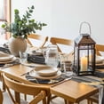 thumbnail image 6 of Black Marble Round 15 Inch Placemats Set of 2, Grey Gold Texture Vintage Farmhouse Art HeatResistant Non Slip Place Mats for Dining Table, Wipeable Braided Kitchen Table Mats for Housewarming, 6 of 9