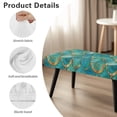 thumbnail image 7 of Psesaysky Stretch Bench Covers, Mermaid Scale Printed Bench Seat Protector, Washable Slipcover, Rectangle Covers for Dining Room, Living Room, Kitchen, 7 of 7