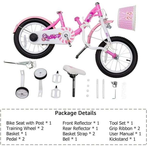Draisienne MoMi ISOKA Rose - Roues LED TPR - De 2 à 35 Kg - Enfant