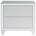 thumbnail image 6 of Coaster Larue 4-piece Modern Wood Tufted California King Bedroom Set in Silver, 6 of 14
