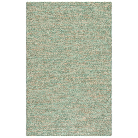 SAFAVIEH Natural Fiber Geordie Solid Area Rug, Green/Natural, 3' x 5'