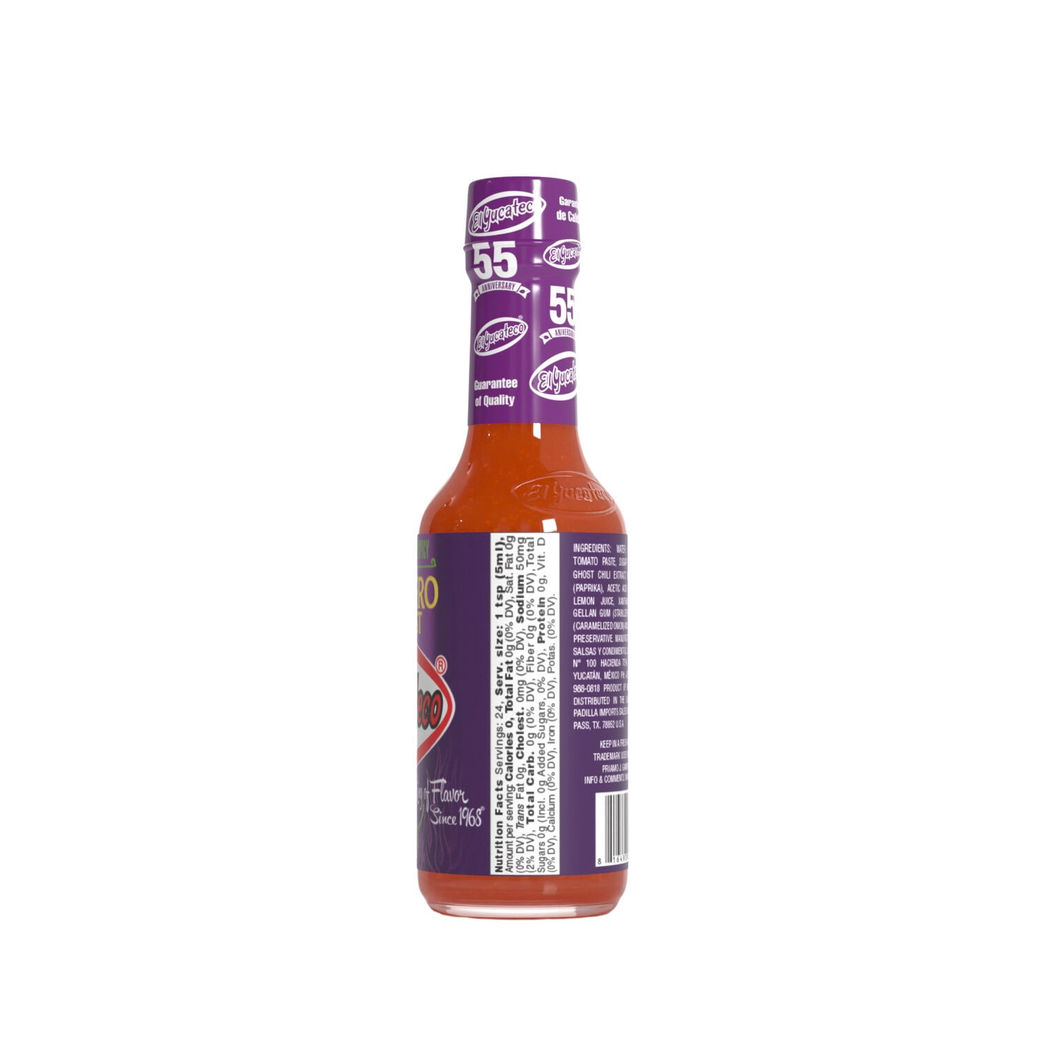 El Yucateco Habanero and Ghost Hot Sauce 6 Pack 4 oz