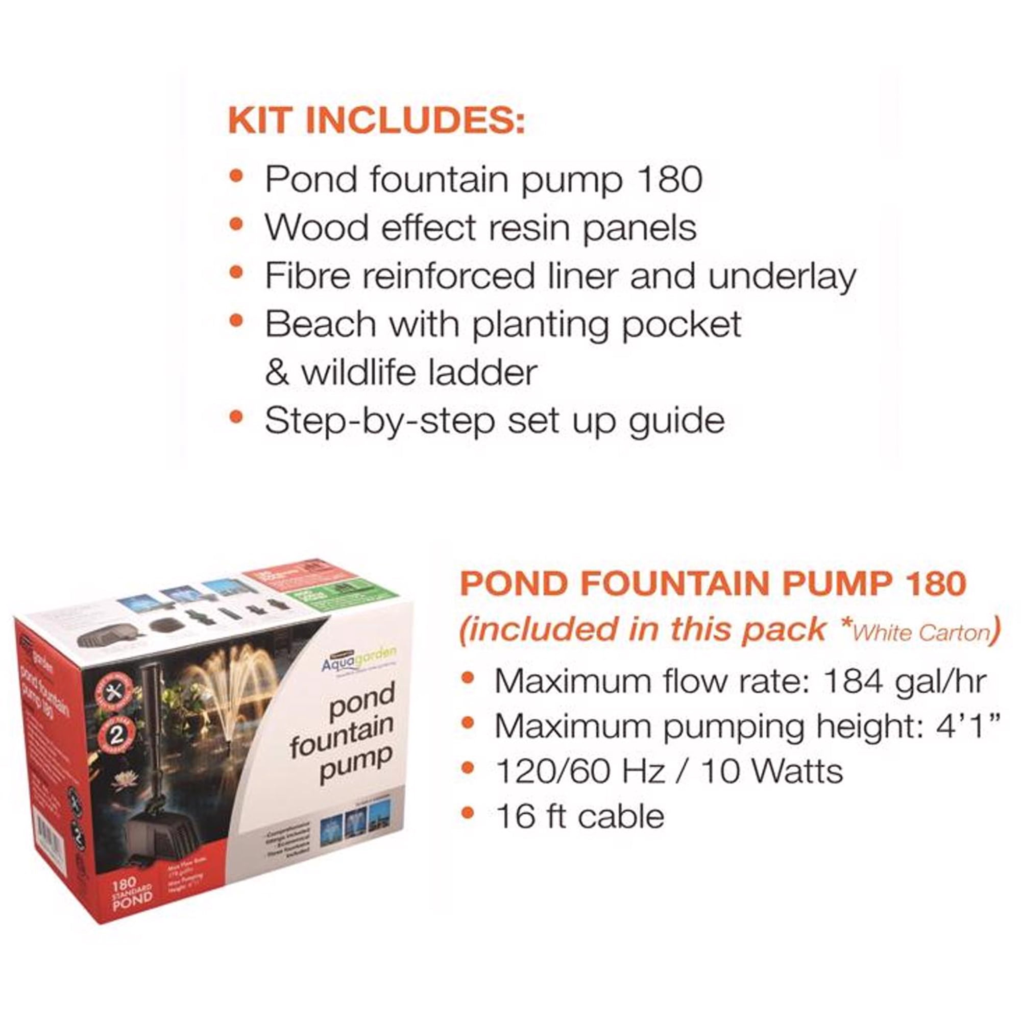 Blagdon Aquagarden 50 gal Resin Pond Kit