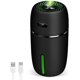 thumbnail image 1 of Mini Humidifier with Two Spray Modes, Quiet with 7 Colors LED Lights USB Portable Home Air Humidifier for Bedroom, Office, Car, 200ml(Black), 1 of 5